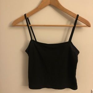 brandy melville basic straight neck top